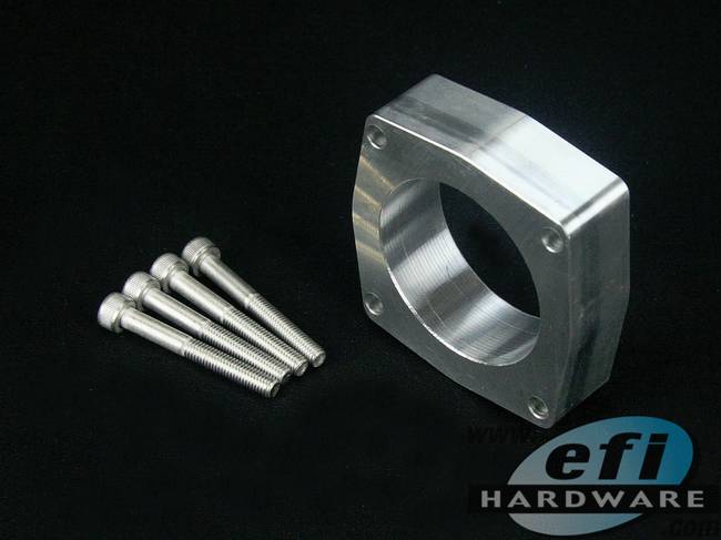 E-Series Air Filter Spacer for E-Series Throttle Bodies - Showing Rear ...